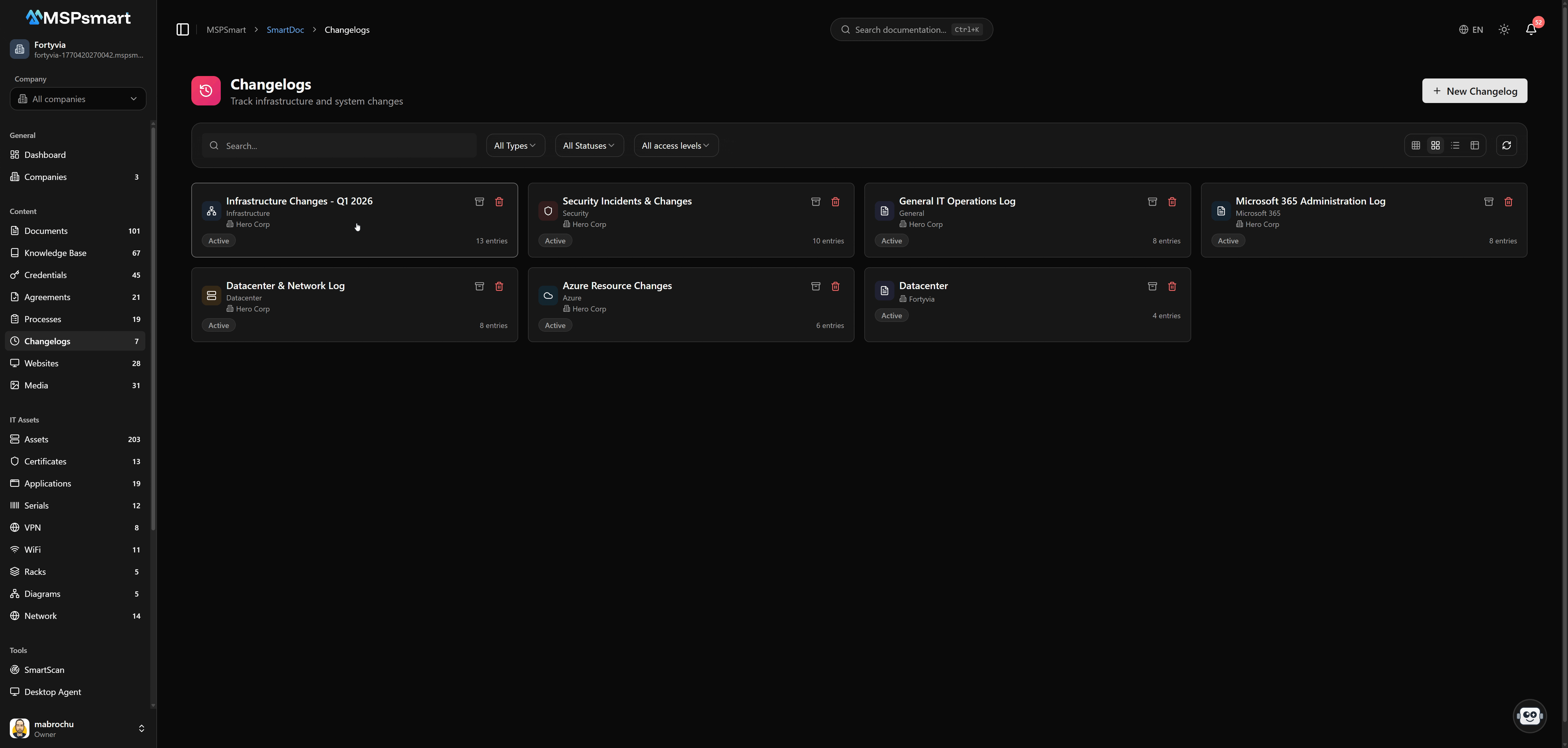Gestion des changements