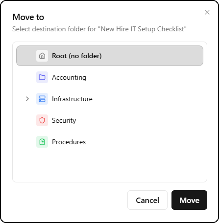 Move to Folder